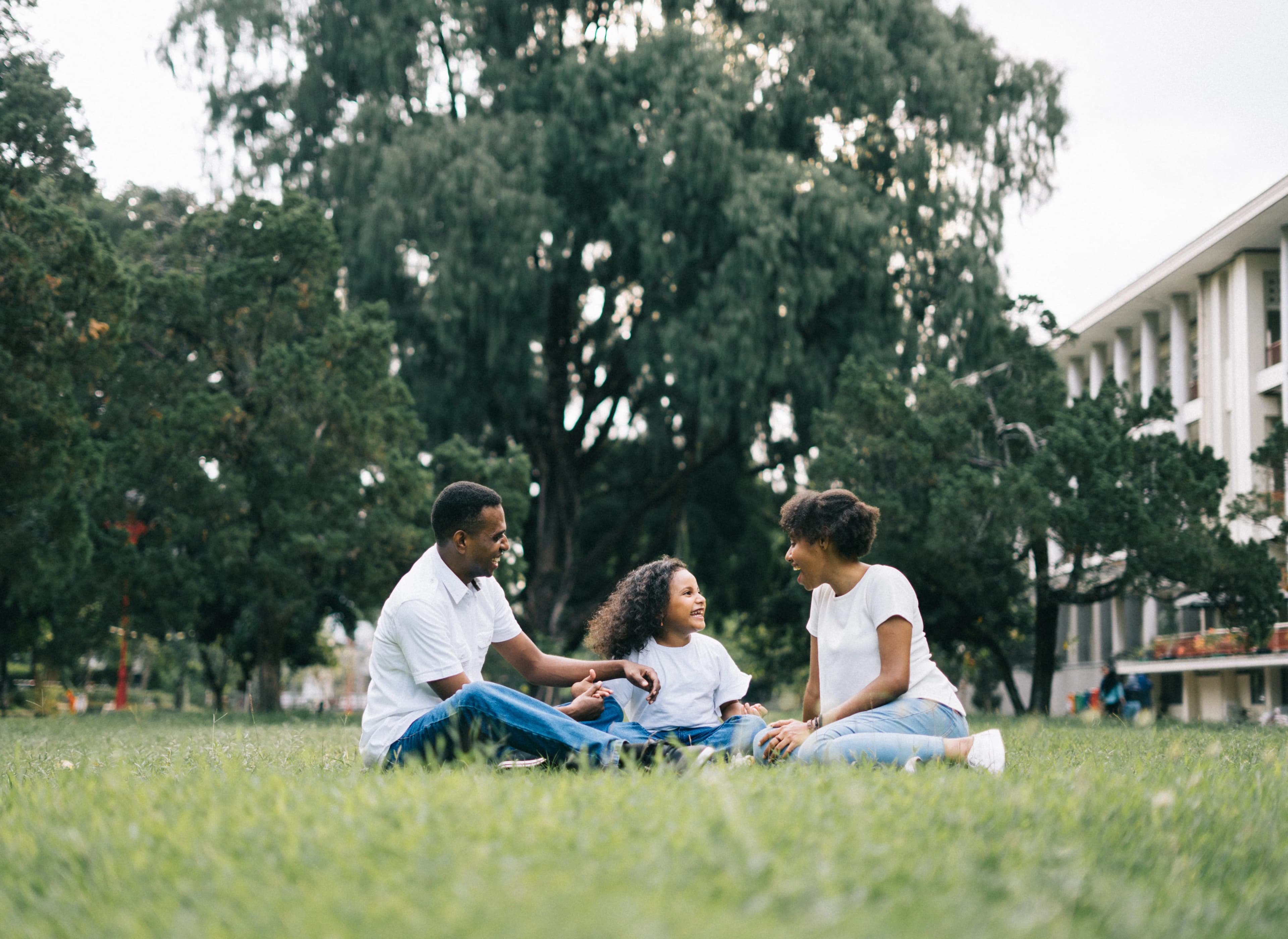 A family enjoying time together